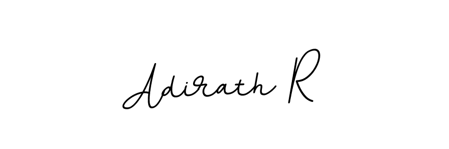 Use a signature maker to create a handwritten signature online. With this signature software, you can design (BallpointsItalic-DORy9) your own signature for name Adirath R. Adirath R signature style 11 images and pictures png