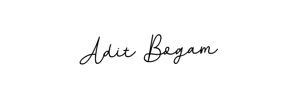 Create a beautiful signature design for name Adit Bogam. With this signature (BallpointsItalic-DORy9) fonts, you can make a handwritten signature for free. Adit Bogam signature style 11 images and pictures png