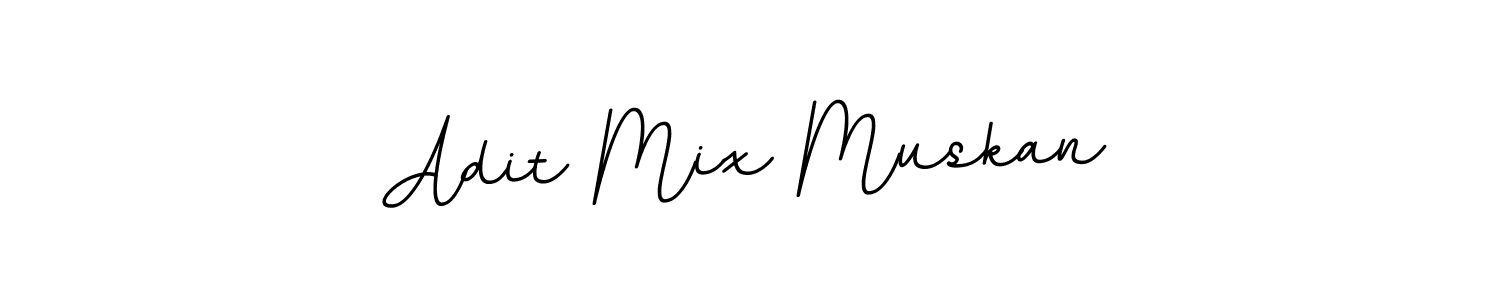 This is the best signature style for the Adit Mix Muskan name. Also you like these signature font (BallpointsItalic-DORy9). Mix name signature. Adit Mix Muskan signature style 11 images and pictures png