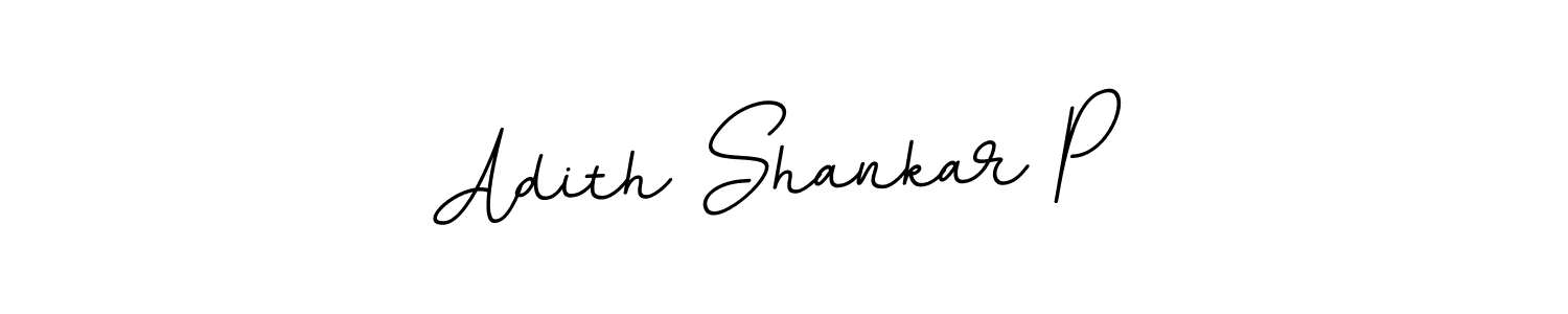 It looks lik you need a new signature style for name Adith Shankar P. Design unique handwritten (BallpointsItalic-DORy9) signature with our free signature maker in just a few clicks. Adith Shankar P signature style 11 images and pictures png