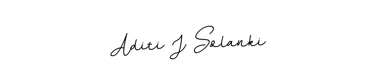 Aditi J Solanki stylish signature style. Best Handwritten Sign (BallpointsItalic-DORy9) for my name. Handwritten Signature Collection Ideas for my name Aditi J Solanki. Aditi J Solanki signature style 11 images and pictures png