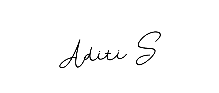 Create a beautiful signature design for name Aditi S. With this signature (BallpointsItalic-DORy9) fonts, you can make a handwritten signature for free. Aditi S signature style 11 images and pictures png