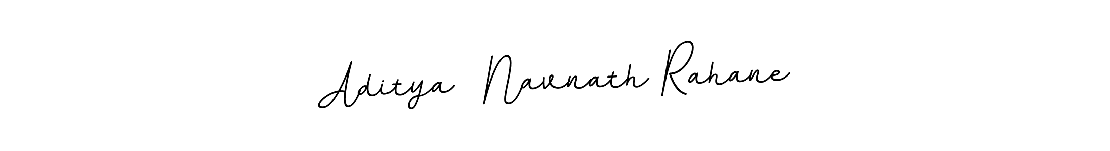 The best way (BallpointsItalic-DORy9) to make a short signature is to pick only two or three words in your name. The name Aditya  Navnath Rahane include a total of six letters. For converting this name. Aditya  Navnath Rahane signature style 11 images and pictures png