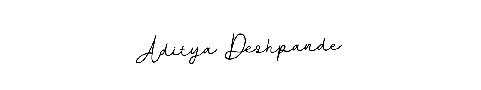 Make a beautiful signature design for name Aditya Deshpande. With this signature (BallpointsItalic-DORy9) style, you can create a handwritten signature for free. Aditya Deshpande signature style 11 images and pictures png
