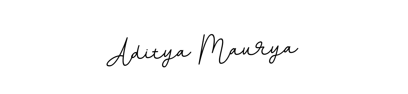 Make a beautiful signature design for name Aditya Maurya. With this signature (BallpointsItalic-DORy9) style, you can create a handwritten signature for free. Aditya Maurya signature style 11 images and pictures png