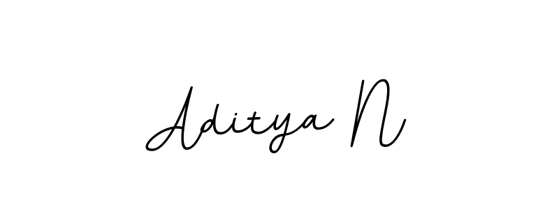 BallpointsItalic-DORy9 is a professional signature style that is perfect for those who want to add a touch of class to their signature. It is also a great choice for those who want to make their signature more unique. Get Aditya N name to fancy signature for free. Aditya N signature style 11 images and pictures png