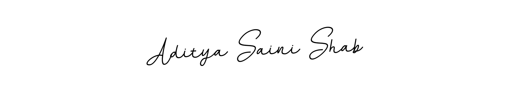 if you are searching for the best signature style for your name Aditya Saini Shab. so please give up your signature search. here we have designed multiple signature styles  using BallpointsItalic-DORy9. Aditya Saini Shab signature style 11 images and pictures png
