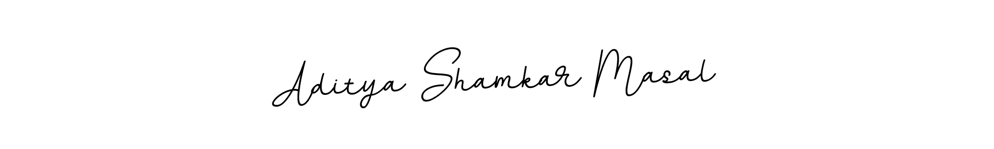 Aditya Shamkar Masal stylish signature style. Best Handwritten Sign (BallpointsItalic-DORy9) for my name. Handwritten Signature Collection Ideas for my name Aditya Shamkar Masal. Aditya Shamkar Masal signature style 11 images and pictures png