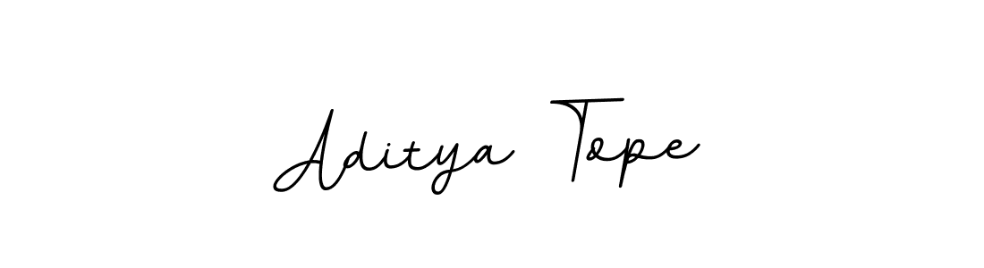 Design your own signature with our free online signature maker. With this signature software, you can create a handwritten (BallpointsItalic-DORy9) signature for name Aditya Tope. Aditya Tope signature style 11 images and pictures png