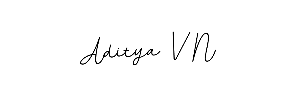How to make Aditya V N name signature. Use BallpointsItalic-DORy9 style for creating short signs online. This is the latest handwritten sign. Aditya V N signature style 11 images and pictures png
