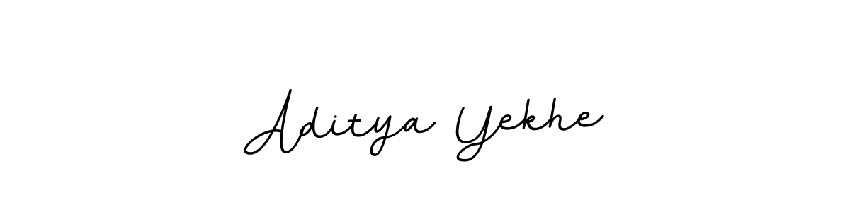 Aditya Yekhe stylish signature style. Best Handwritten Sign (BallpointsItalic-DORy9) for my name. Handwritten Signature Collection Ideas for my name Aditya Yekhe. Aditya Yekhe signature style 11 images and pictures png
