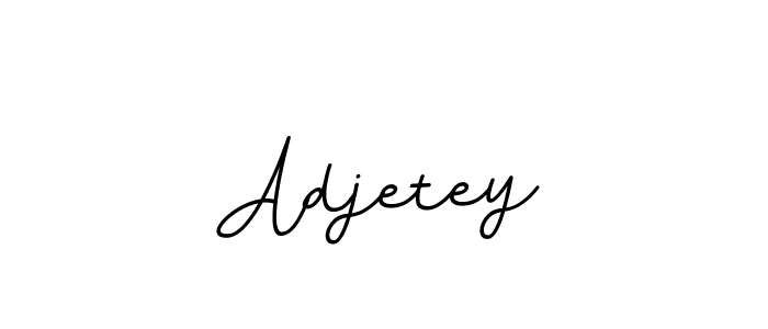 You should practise on your own different ways (BallpointsItalic-DORy9) to write your name (Adjetey) in signature. don't let someone else do it for you. Adjetey signature style 11 images and pictures png