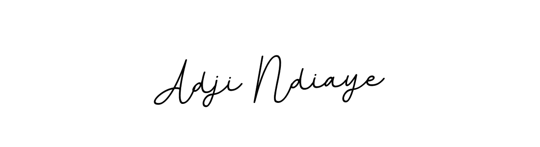 How to make Adji Ndiaye name signature. Use BallpointsItalic-DORy9 style for creating short signs online. This is the latest handwritten sign. Adji Ndiaye signature style 11 images and pictures png