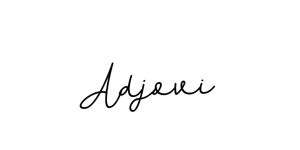 Make a beautiful signature design for name Adjovi. With this signature (BallpointsItalic-DORy9) style, you can create a handwritten signature for free. Adjovi signature style 11 images and pictures png