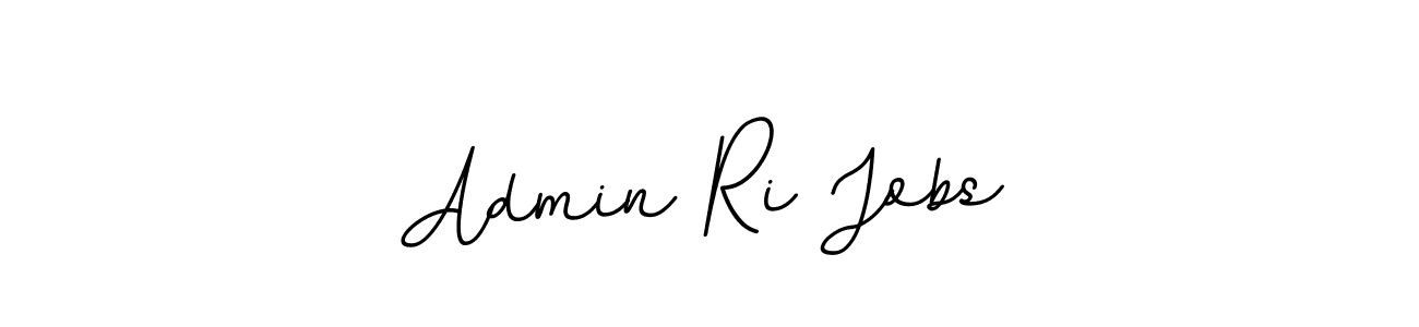 Use a signature maker to create a handwritten signature online. With this signature software, you can design (BallpointsItalic-DORy9) your own signature for name Admin Ri Jobs. Admin Ri Jobs signature style 11 images and pictures png