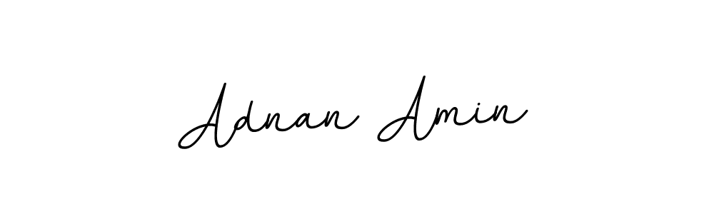 How to make Adnan Amin name signature. Use BallpointsItalic-DORy9 style for creating short signs online. This is the latest handwritten sign. Adnan Amin signature style 11 images and pictures png