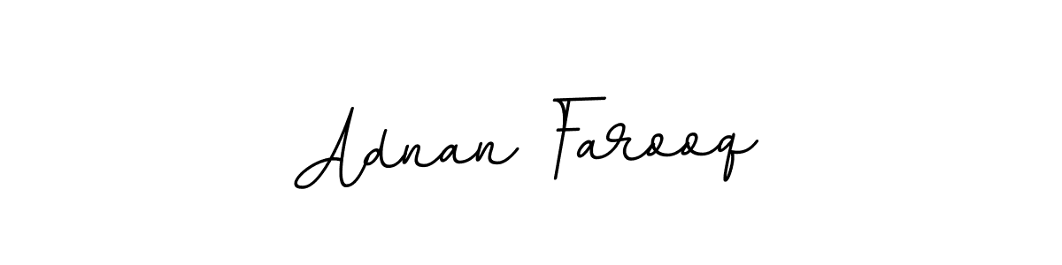 Use a signature maker to create a handwritten signature online. With this signature software, you can design (BallpointsItalic-DORy9) your own signature for name Adnan Farooq. Adnan Farooq signature style 11 images and pictures png
