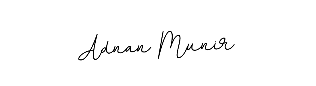 How to make Adnan Munir name signature. Use BallpointsItalic-DORy9 style for creating short signs online. This is the latest handwritten sign. Adnan Munir signature style 11 images and pictures png