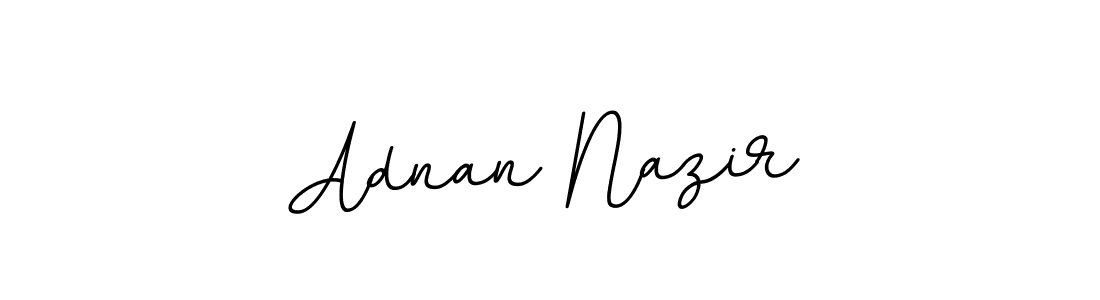 This is the best signature style for the Adnan Nazir name. Also you like these signature font (BallpointsItalic-DORy9). Mix name signature. Adnan Nazir signature style 11 images and pictures png