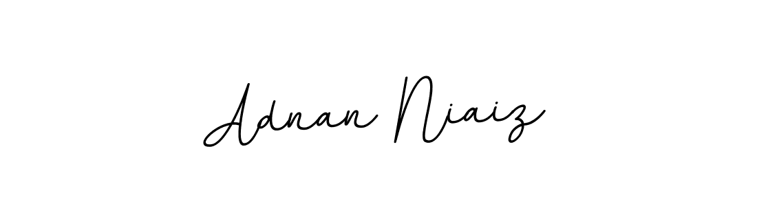 Use a signature maker to create a handwritten signature online. With this signature software, you can design (BallpointsItalic-DORy9) your own signature for name Adnan Niaiz. Adnan Niaiz signature style 11 images and pictures png