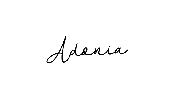 Make a beautiful signature design for name Adonia. With this signature (BallpointsItalic-DORy9) style, you can create a handwritten signature for free. Adonia signature style 11 images and pictures png