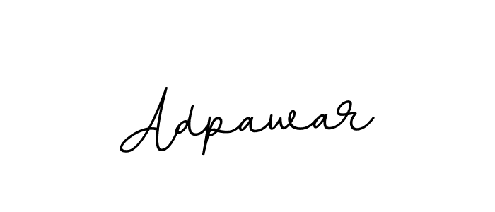 Use a signature maker to create a handwritten signature online. With this signature software, you can design (BallpointsItalic-DORy9) your own signature for name Adpawar. Adpawar signature style 11 images and pictures png