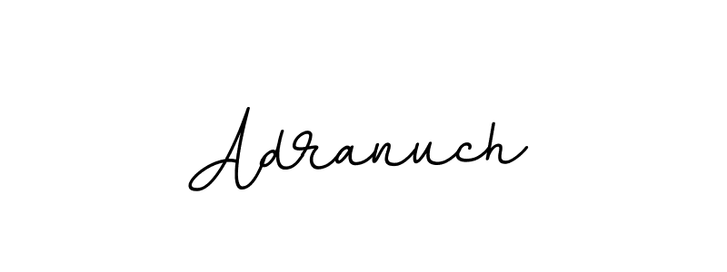 Use a signature maker to create a handwritten signature online. With this signature software, you can design (BallpointsItalic-DORy9) your own signature for name Adranuch. Adranuch signature style 11 images and pictures png