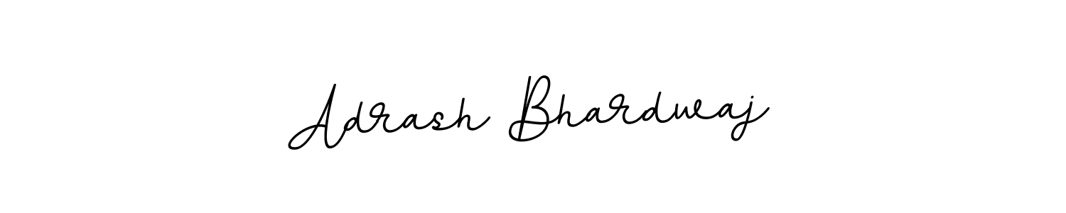 Create a beautiful signature design for name Adrash Bhardwaj. With this signature (BallpointsItalic-DORy9) fonts, you can make a handwritten signature for free. Adrash Bhardwaj signature style 11 images and pictures png