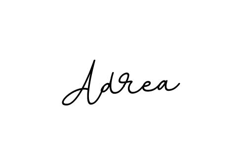 Make a beautiful signature design for name Adrea. With this signature (BallpointsItalic-DORy9) style, you can create a handwritten signature for free. Adrea signature style 11 images and pictures png