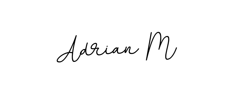 You should practise on your own different ways (BallpointsItalic-DORy9) to write your name (Adrian M) in signature. don't let someone else do it for you. Adrian M signature style 11 images and pictures png