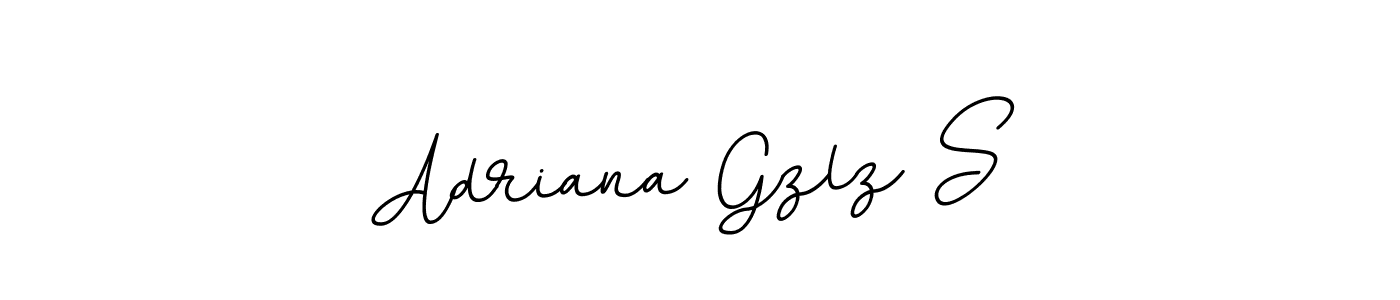 Adriana Gzlz S stylish signature style. Best Handwritten Sign (BallpointsItalic-DORy9) for my name. Handwritten Signature Collection Ideas for my name Adriana Gzlz S. Adriana Gzlz S signature style 11 images and pictures png