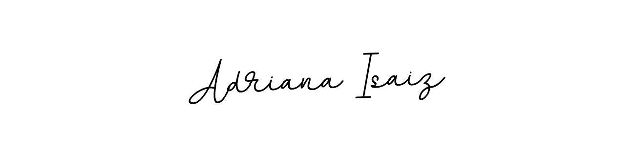 Design your own signature with our free online signature maker. With this signature software, you can create a handwritten (BallpointsItalic-DORy9) signature for name Adriana Isaiz. Adriana Isaiz signature style 11 images and pictures png