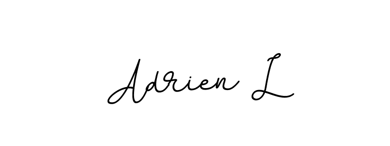 It looks lik you need a new signature style for name Adrien L. Design unique handwritten (BallpointsItalic-DORy9) signature with our free signature maker in just a few clicks. Adrien L signature style 11 images and pictures png
