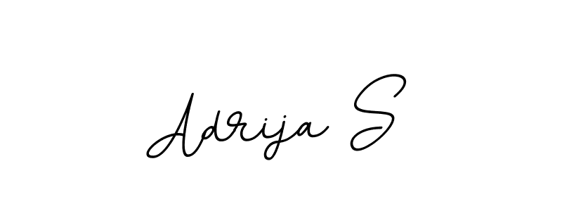 Design your own signature with our free online signature maker. With this signature software, you can create a handwritten (BallpointsItalic-DORy9) signature for name Adrija S. Adrija S signature style 11 images and pictures png