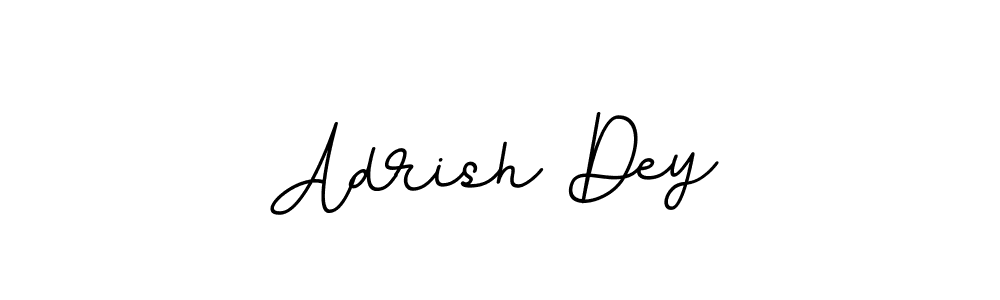 The best way (BallpointsItalic-DORy9) to make a short signature is to pick only two or three words in your name. The name Adrish Dey include a total of six letters. For converting this name. Adrish Dey signature style 11 images and pictures png