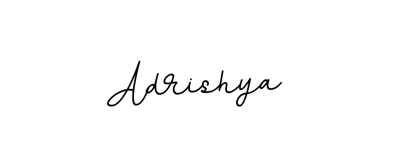 Design your own signature with our free online signature maker. With this signature software, you can create a handwritten (BallpointsItalic-DORy9) signature for name Adrishya. Adrishya signature style 11 images and pictures png