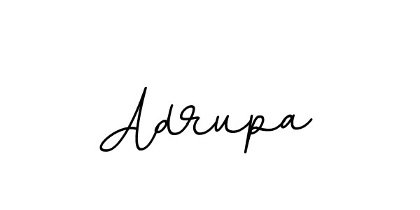 Use a signature maker to create a handwritten signature online. With this signature software, you can design (BallpointsItalic-DORy9) your own signature for name Adrupa. Adrupa signature style 11 images and pictures png