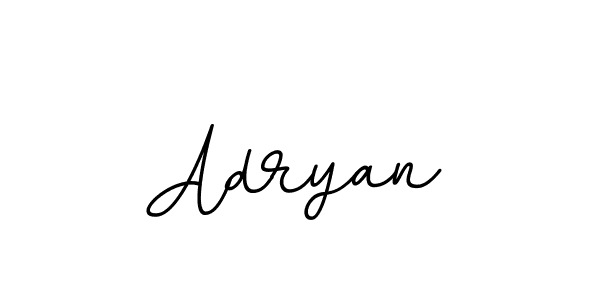 Design your own signature with our free online signature maker. With this signature software, you can create a handwritten (BallpointsItalic-DORy9) signature for name Adryan. Adryan signature style 11 images and pictures png