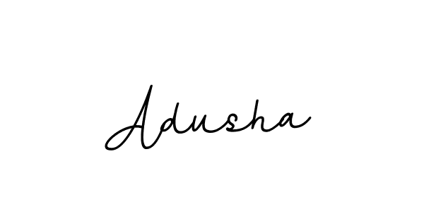 How to make Adusha signature? BallpointsItalic-DORy9 is a professional autograph style. Create handwritten signature for Adusha name. Adusha signature style 11 images and pictures png