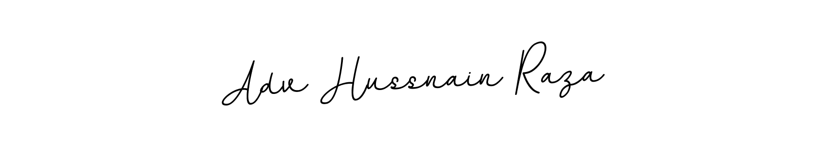 Create a beautiful signature design for name Adv Hussnain Raza. With this signature (BallpointsItalic-DORy9) fonts, you can make a handwritten signature for free. Adv Hussnain Raza signature style 11 images and pictures png