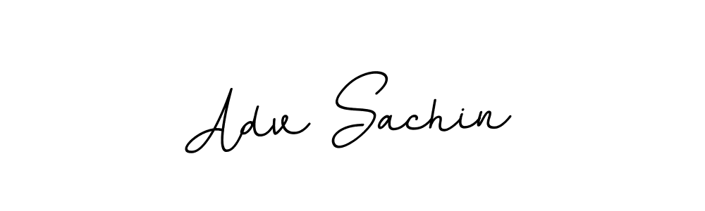 Design your own signature with our free online signature maker. With this signature software, you can create a handwritten (BallpointsItalic-DORy9) signature for name Adv Sachin. Adv Sachin signature style 11 images and pictures png