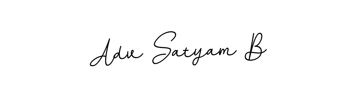 Make a beautiful signature design for name Adv Satyam B. Use this online signature maker to create a handwritten signature for free. Adv Satyam B signature style 11 images and pictures png