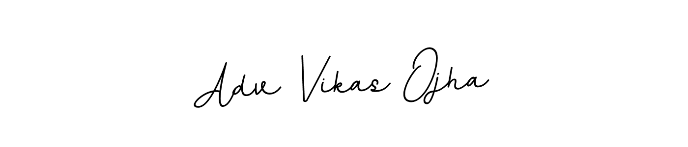 Design your own signature with our free online signature maker. With this signature software, you can create a handwritten (BallpointsItalic-DORy9) signature for name Adv Vikas Ojha. Adv Vikas Ojha signature style 11 images and pictures png
