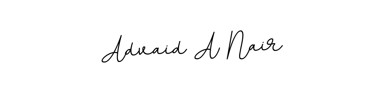 BallpointsItalic-DORy9 is a professional signature style that is perfect for those who want to add a touch of class to their signature. It is also a great choice for those who want to make their signature more unique. Get Advaid A Nair name to fancy signature for free. Advaid A Nair signature style 11 images and pictures png