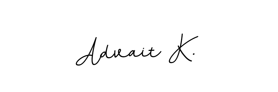 Make a beautiful signature design for name Advait K.. Use this online signature maker to create a handwritten signature for free. Advait K. signature style 11 images and pictures png
