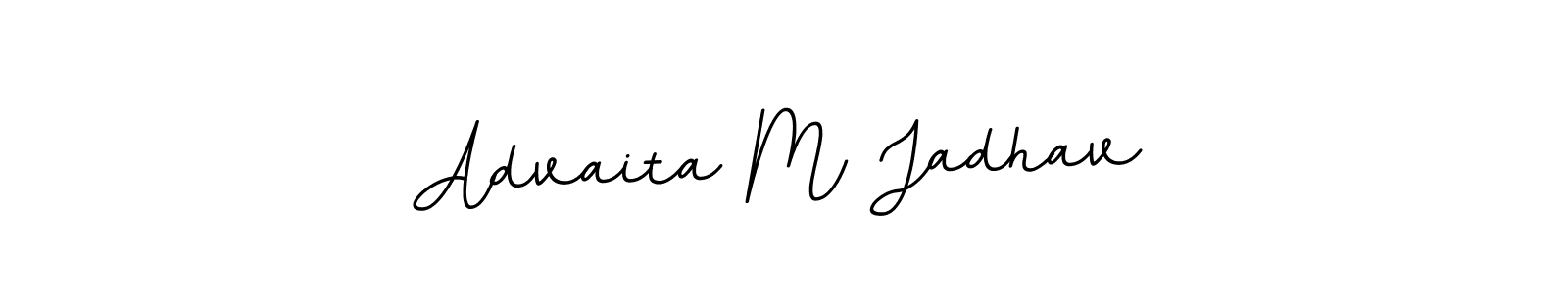 if you are searching for the best signature style for your name Advaita M Jadhav. so please give up your signature search. here we have designed multiple signature styles  using BallpointsItalic-DORy9. Advaita M Jadhav signature style 11 images and pictures png
