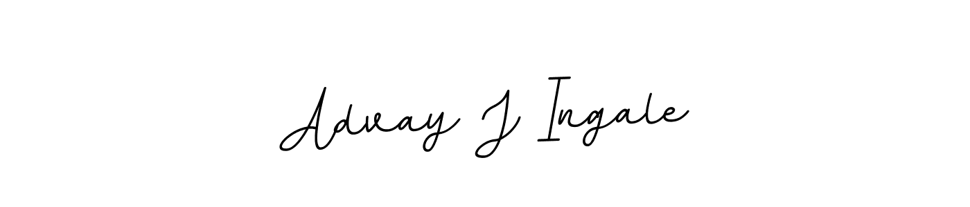 Similarly BallpointsItalic-DORy9 is the best handwritten signature design. Signature creator online .You can use it as an online autograph creator for name Advay J Ingale. Advay J Ingale signature style 11 images and pictures png