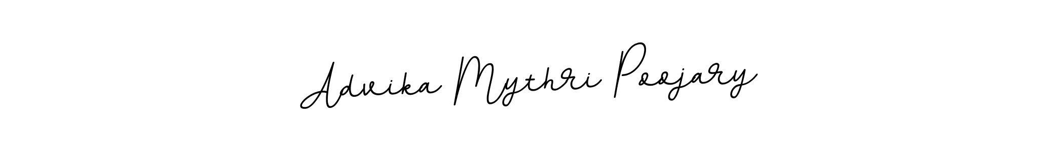 Advika Mythri Poojary stylish signature style. Best Handwritten Sign (BallpointsItalic-DORy9) for my name. Handwritten Signature Collection Ideas for my name Advika Mythri Poojary. Advika Mythri Poojary signature style 11 images and pictures png