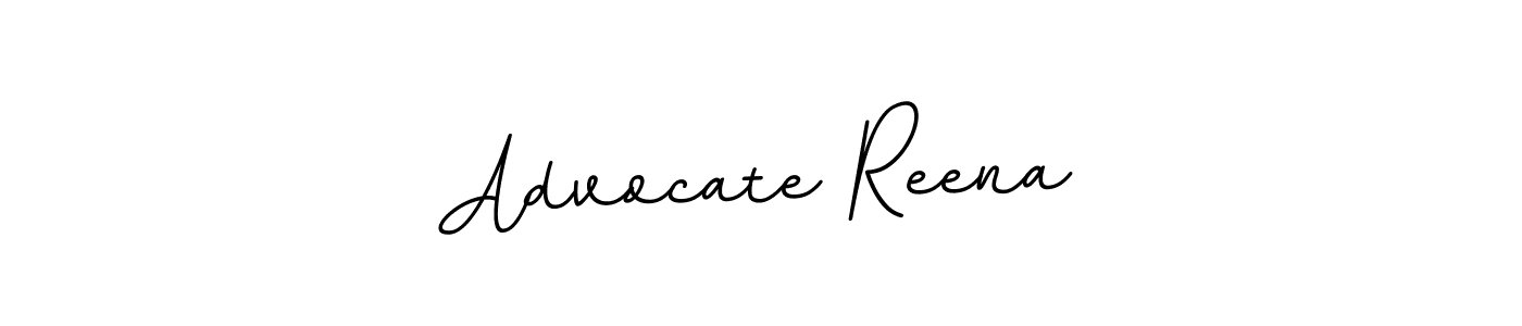 It looks lik you need a new signature style for name Advocate Reena. Design unique handwritten (BallpointsItalic-DORy9) signature with our free signature maker in just a few clicks. Advocate Reena signature style 11 images and pictures png