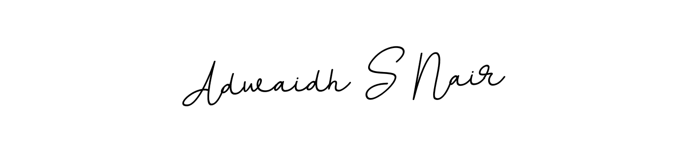 Also we have Adwaidh S Nair name is the best signature style. Create professional handwritten signature collection using BallpointsItalic-DORy9 autograph style. Adwaidh S Nair signature style 11 images and pictures png